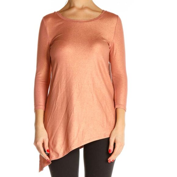 Halogen Tops - Halogen Beige Solid All Day Wear Sweater